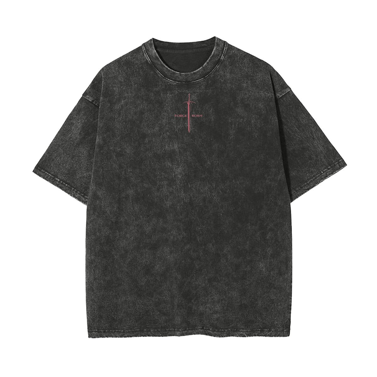 ROSE FLAME KNIGHT VINTAGE OVERSIZE TEE