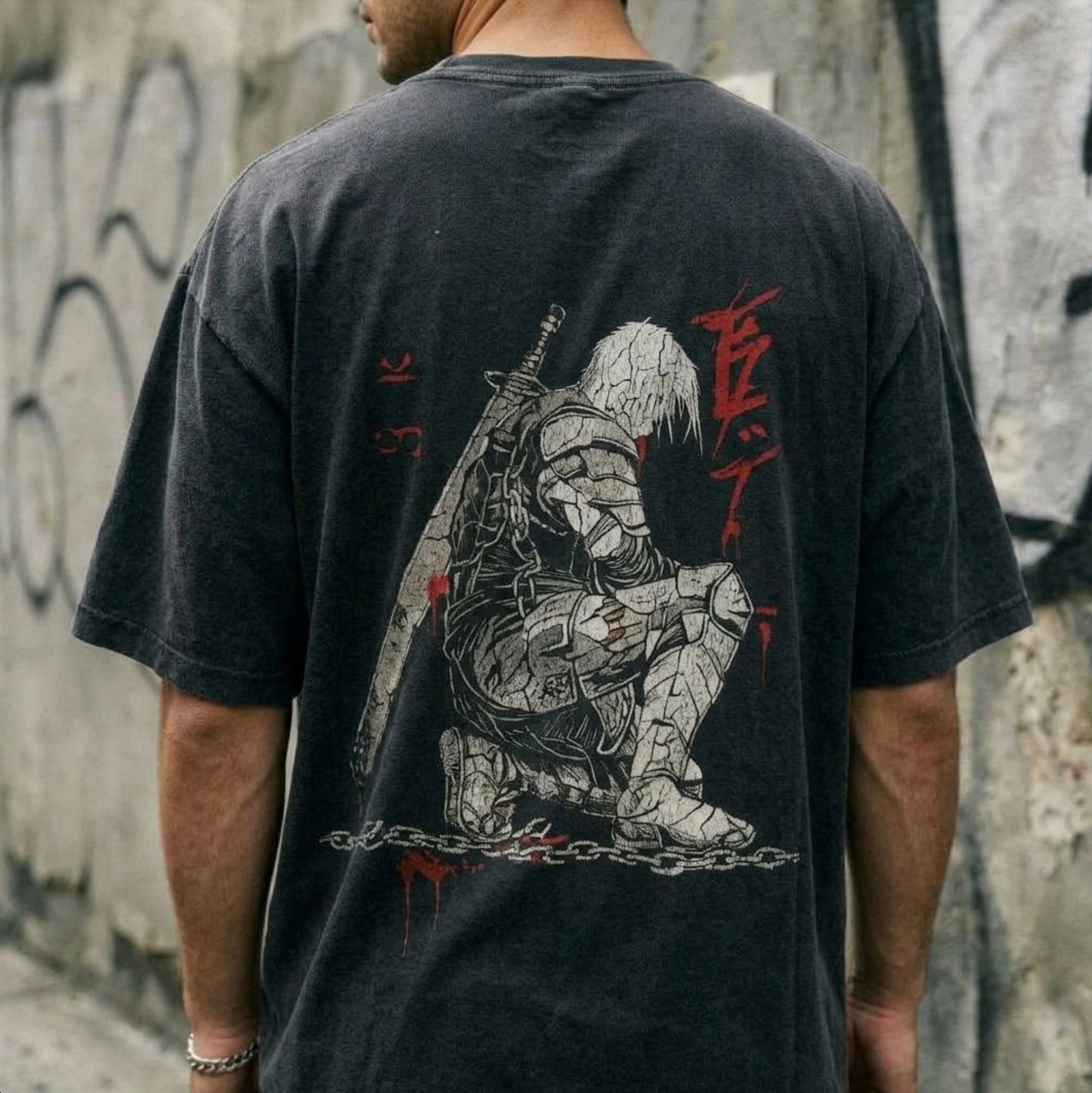 CHAINED RONIN VINTAGE OVERSIZE TEE