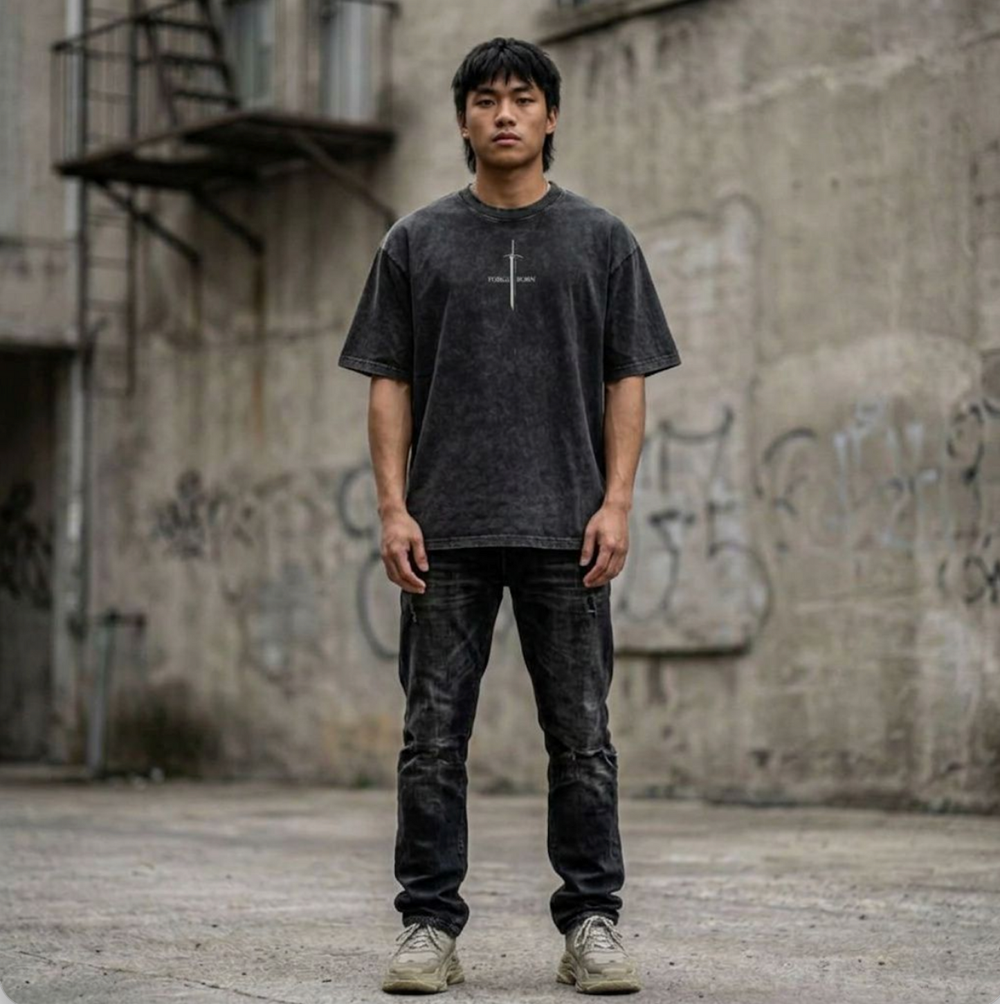 MOONLIT RAVEN RONIN VINTAGE OVERSIZE TEE