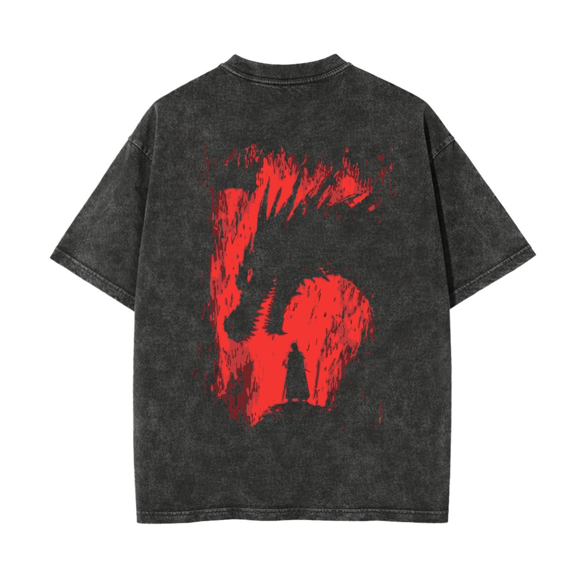 CRIMSON DRAGON OATH VINTAGE OVERSIZE TEE