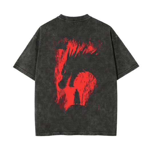 CRIMSON DRAGON OATH VINTAGE OVERSIZE TEE