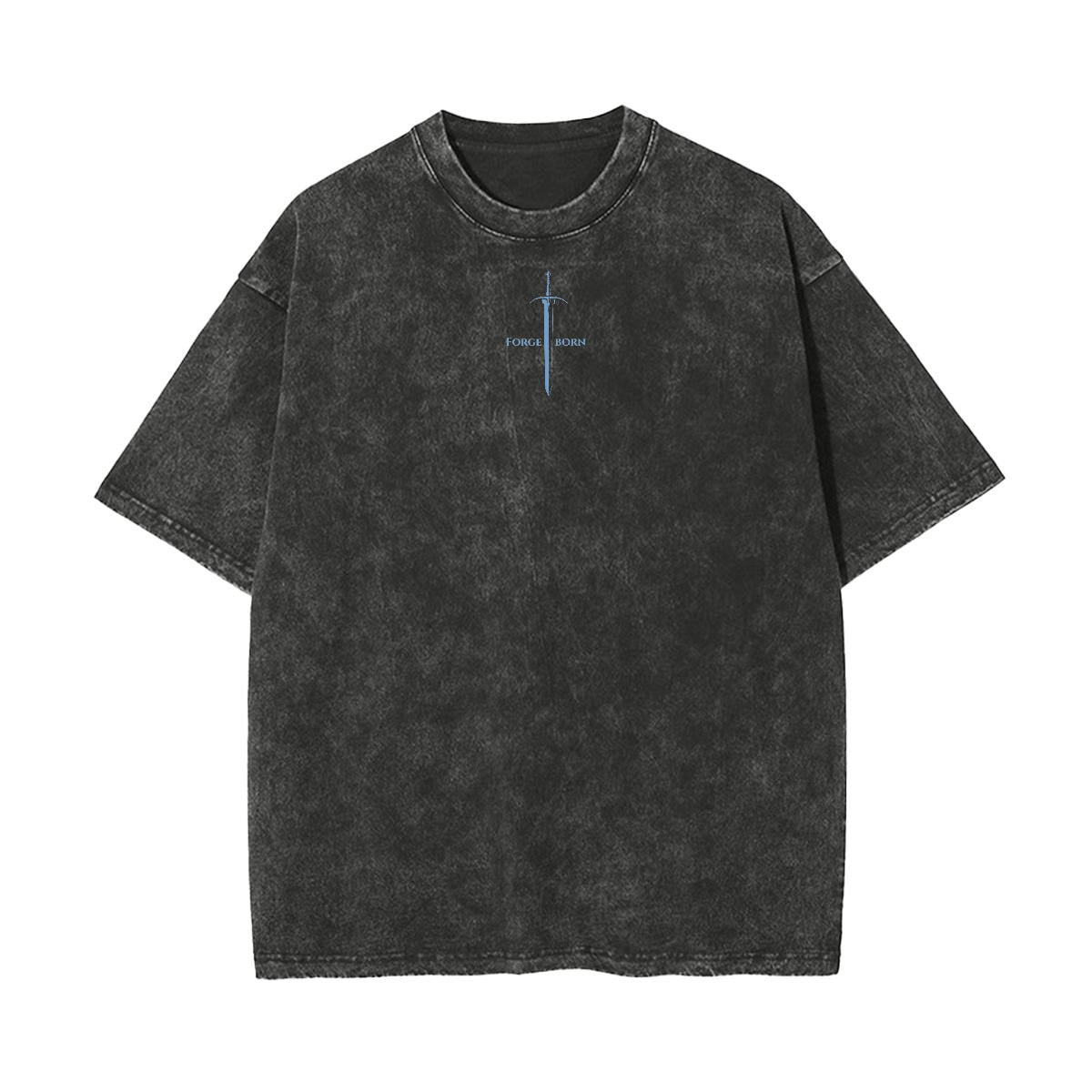 BLUE FLAME PALADIN VINTAGE OVERSIZE TEE