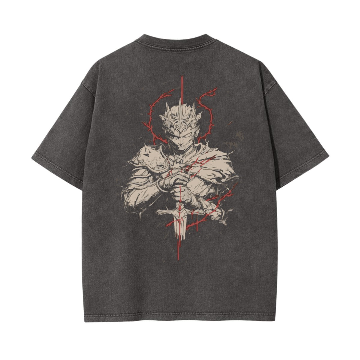 DEMON MASK KNIGHT VINTAGE OVERSIZE TEE