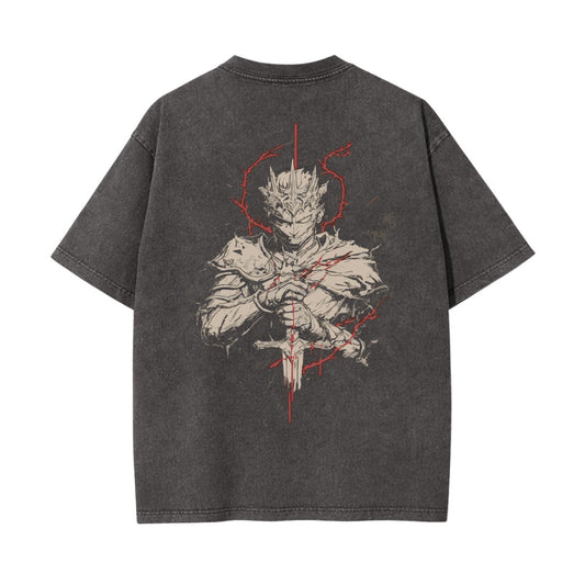 DEMON MASK KNIGHT VINTAGE OVERSIZE TEE