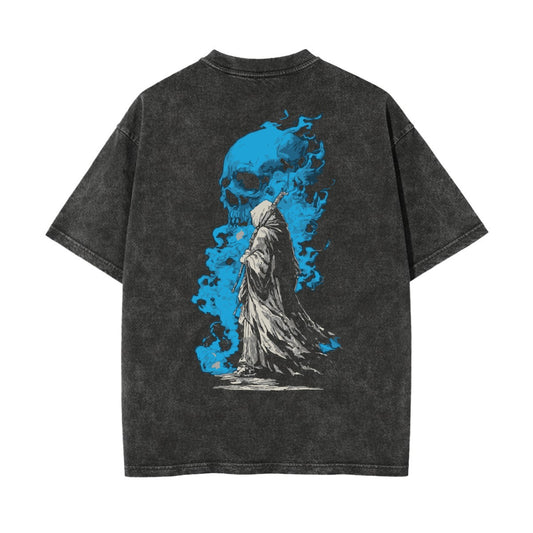 BLUE DEATH WANDERER VINTAGE OVERSIZE TEE