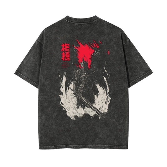 ABYSS KNIGHT VINTAGE OVERSIZE TEE