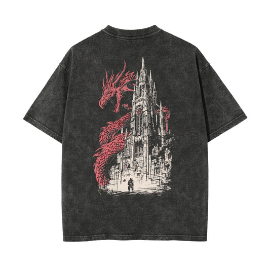 DRAGON CATHEDRAL VINTAGE OVERSIZE TEE