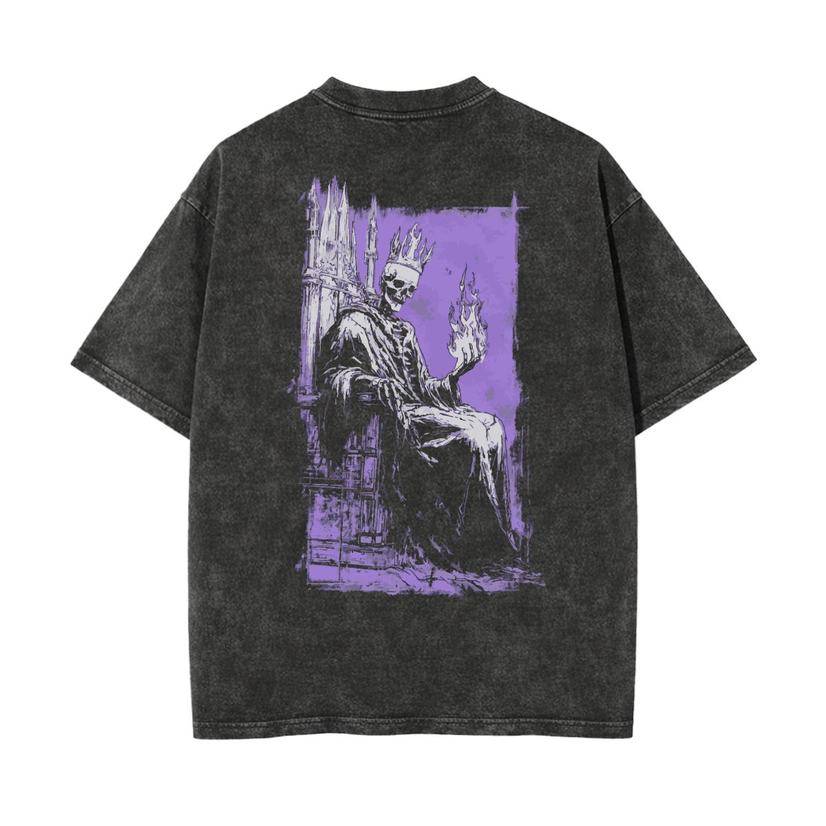 VIOLET LICH KING VINTAGE OVERSIZE TEE