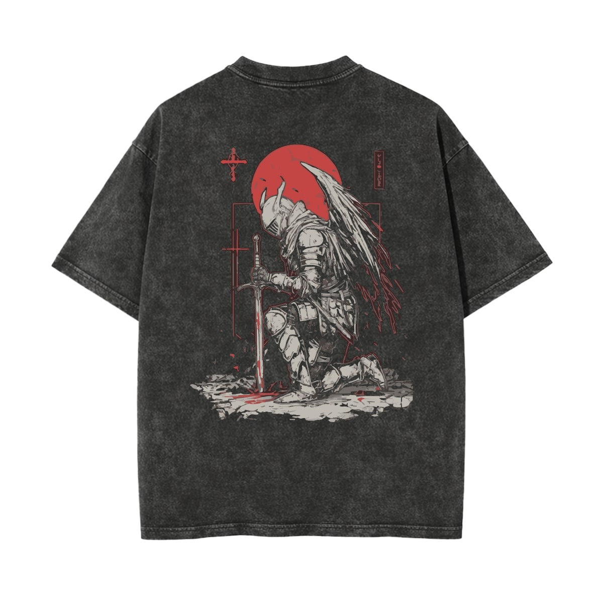 FALLEN ANGEL KNIGHT VINTAGE OVERSIZE TEE