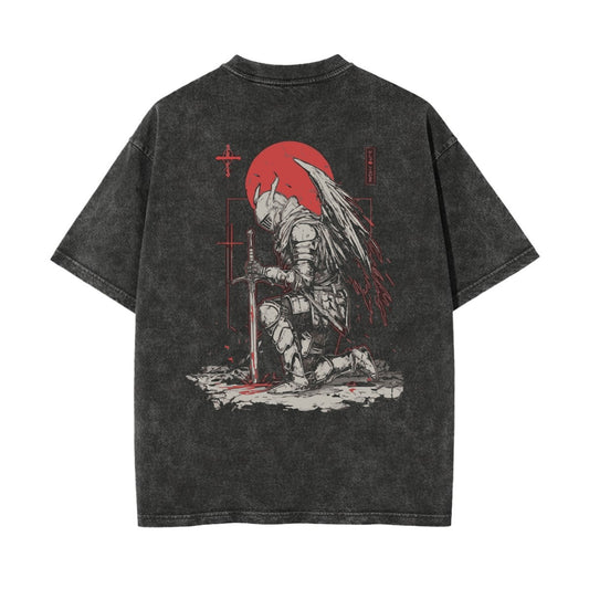 FALLEN ANGEL KNIGHT VINTAGE OVERSIZE TEE
