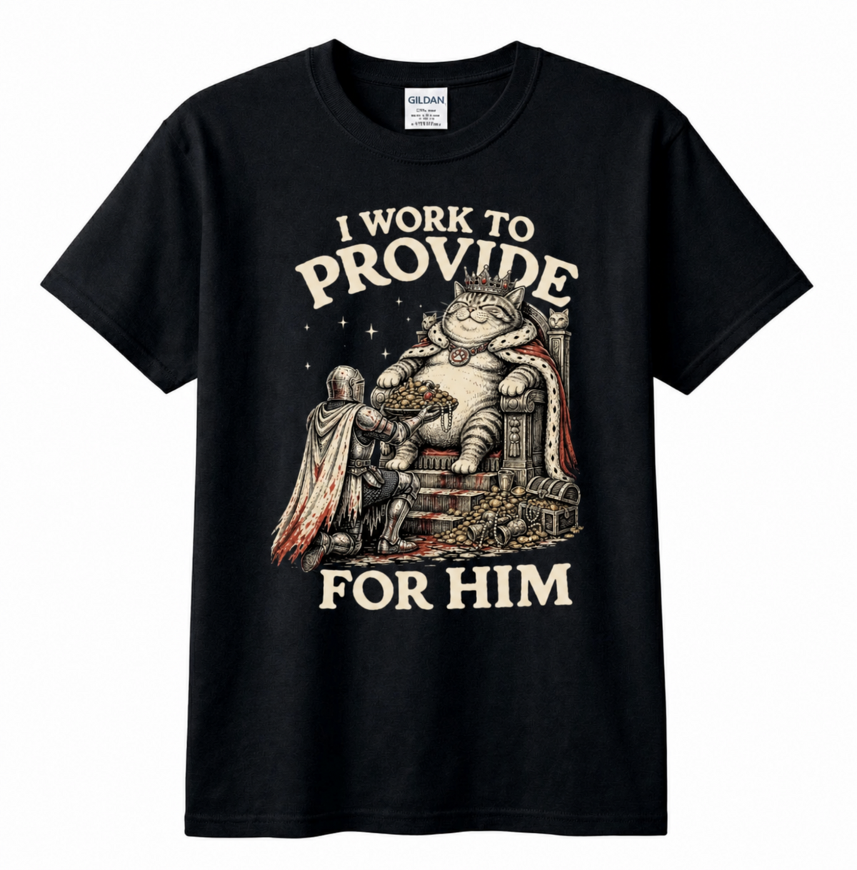 I Work To Provide For Him Classic Graphic Tee