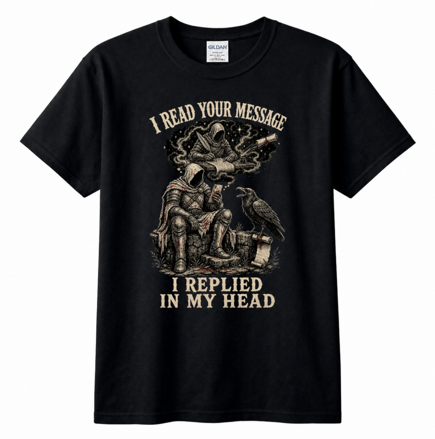 I Read Your Message. I Replied In My Head Classic Graphic Tee