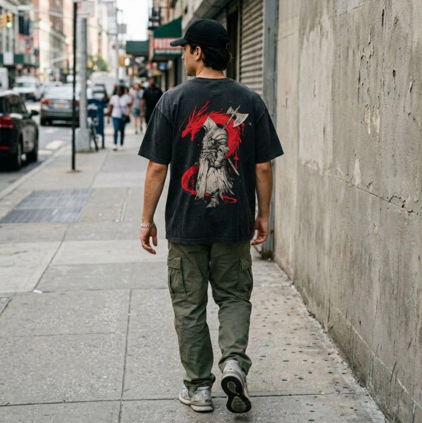 DRAGON GUARD VINTAGE OVERSIZE TEE