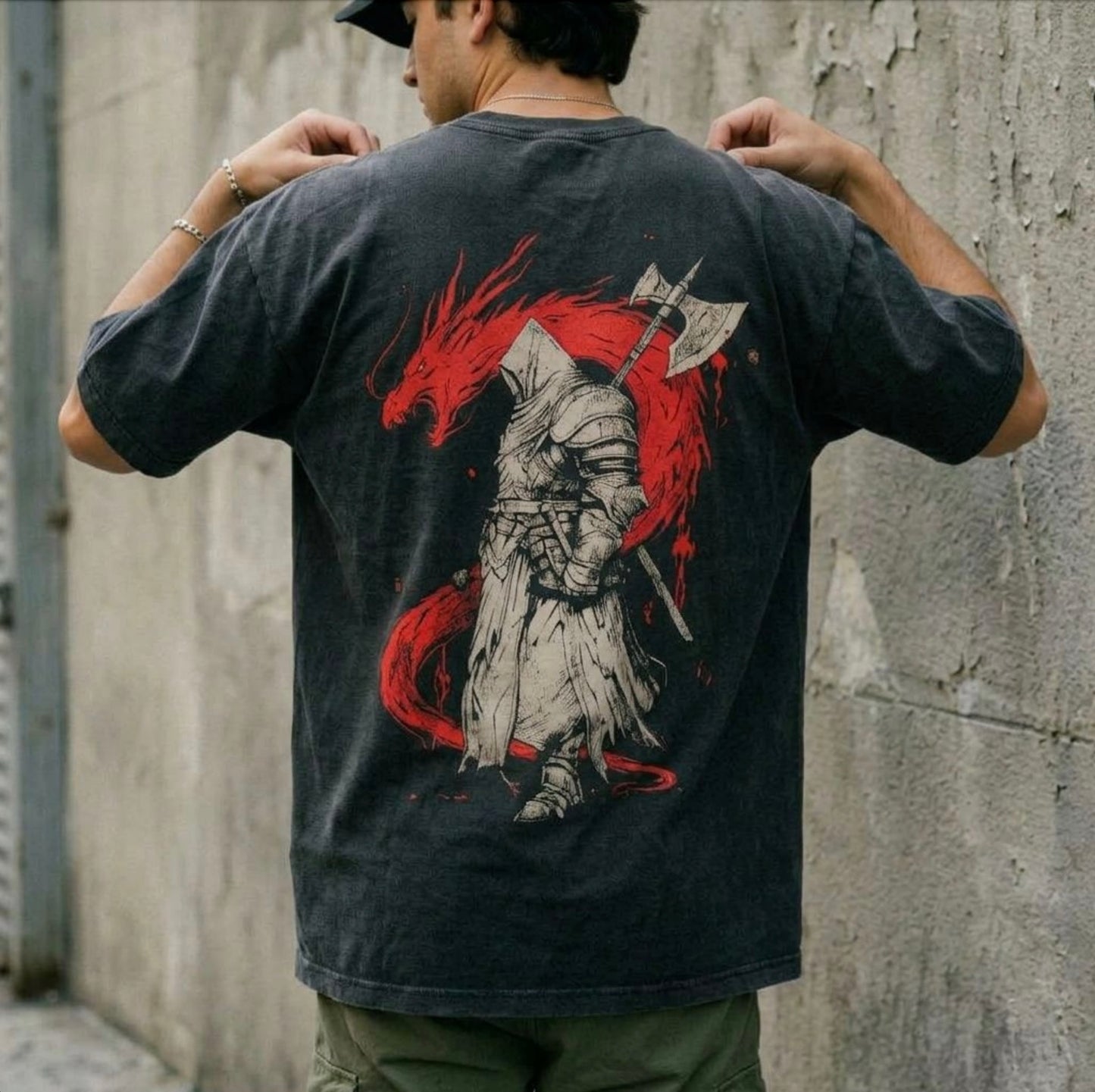 DRAGON GUARD VINTAGE OVERSIZE TEE