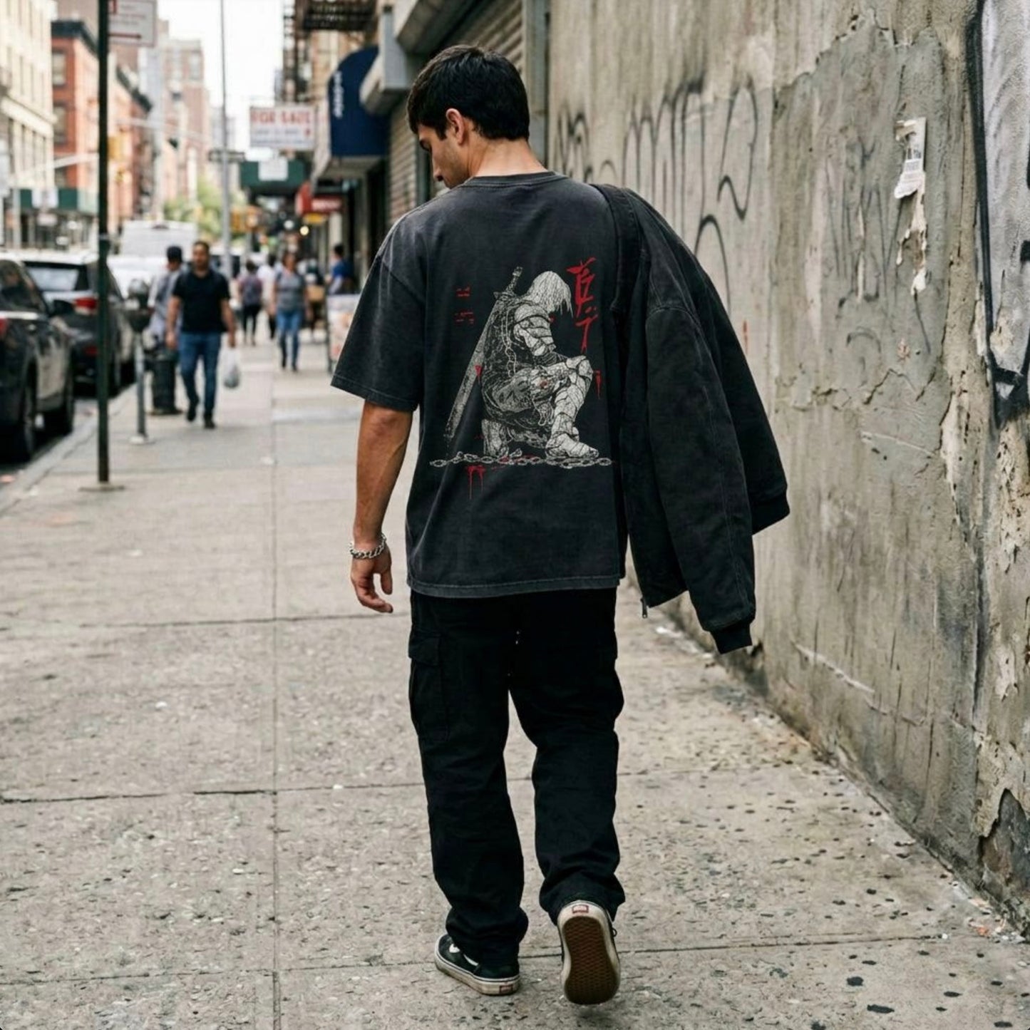 CHAINED RONIN VINTAGE OVERSIZE TEE