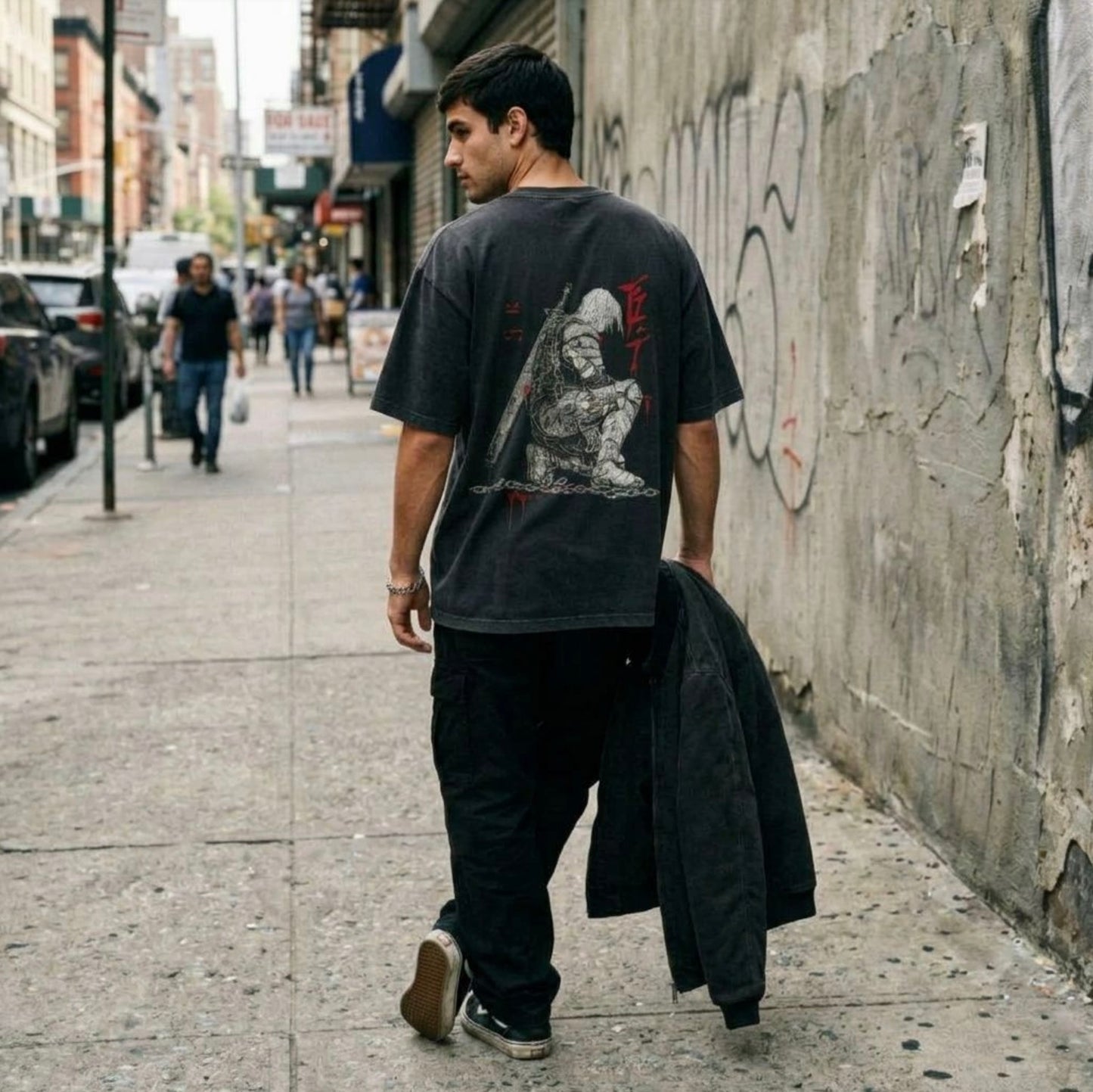CHAINED RONIN VINTAGE OVERSIZE TEE