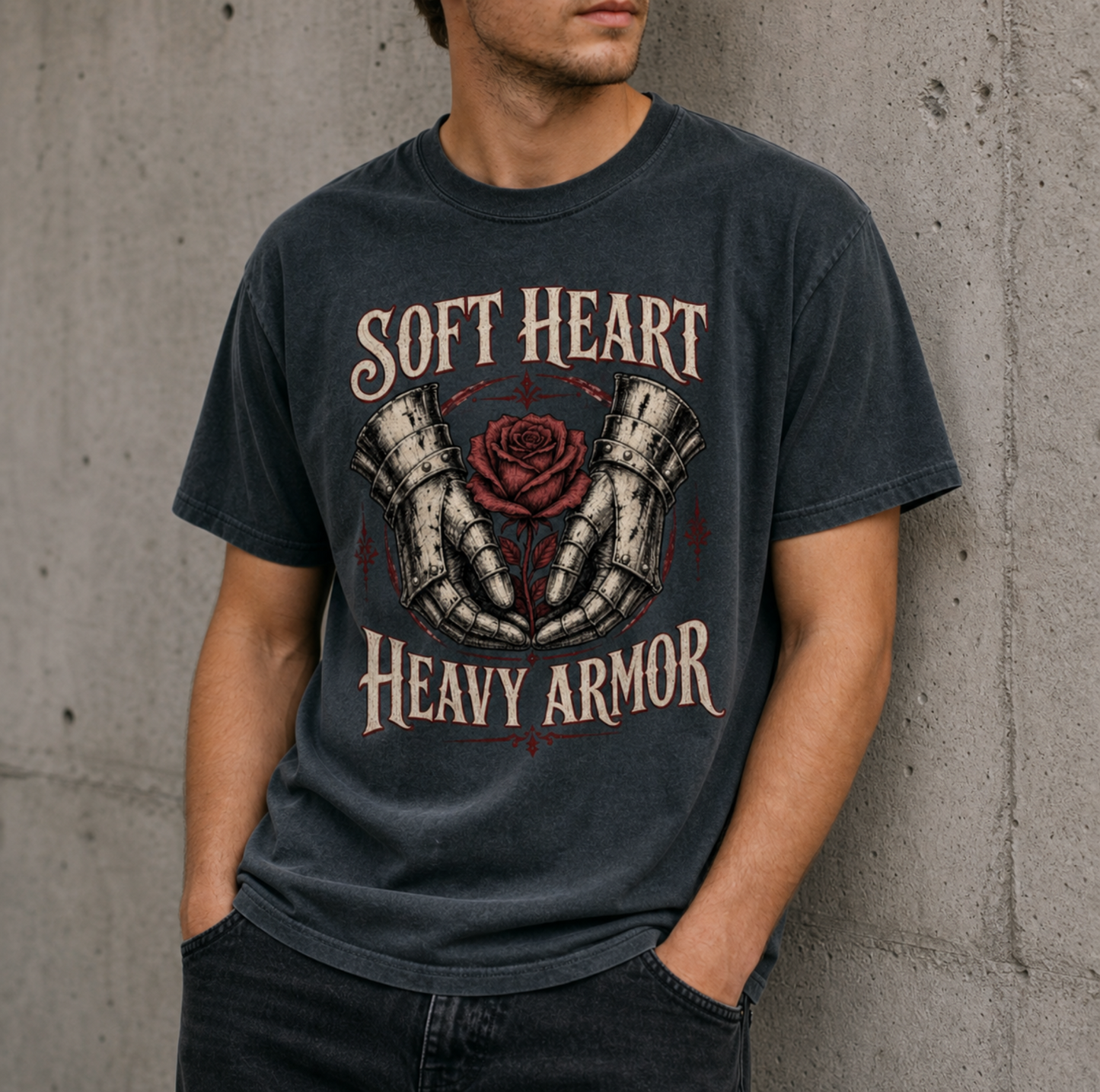 Soft Heart, Heavy Armor Classic Graphic Tee