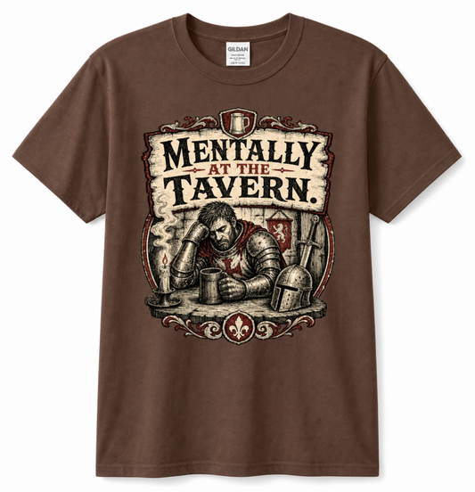 Mentally at the Tavern Classic Graphic Tee