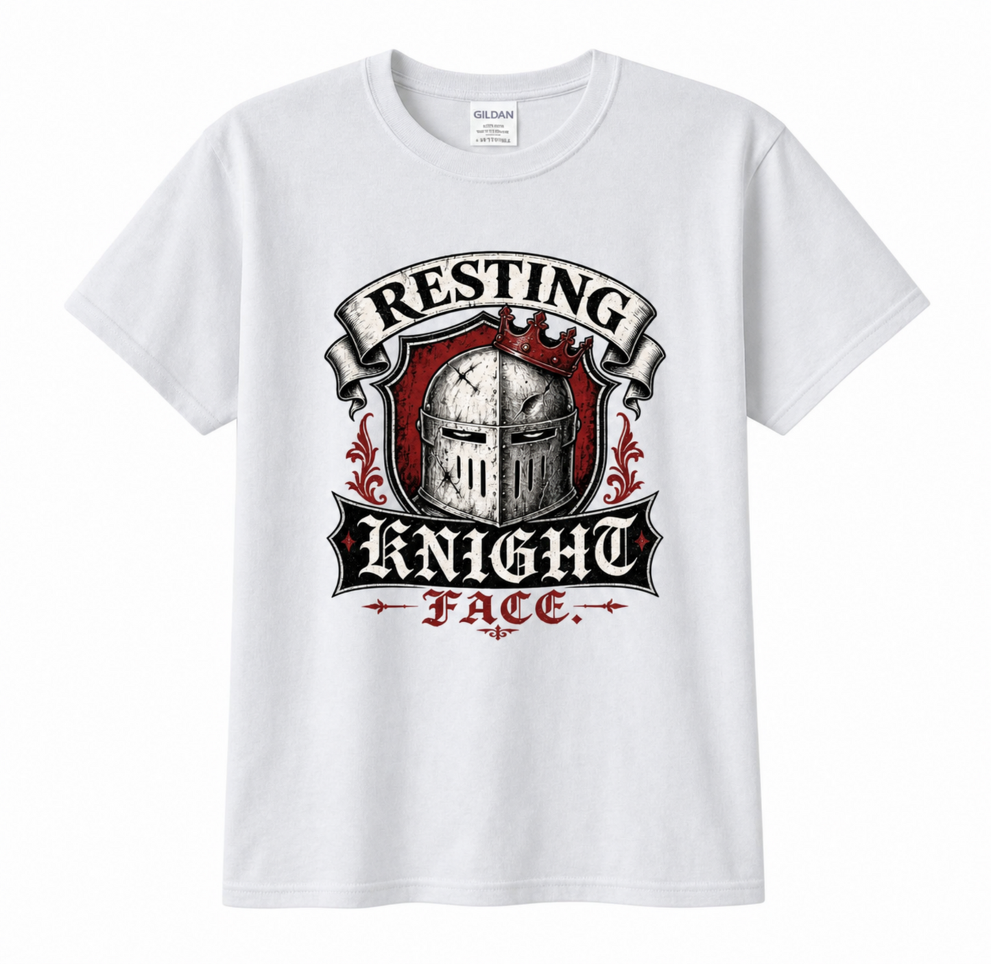 Resting Knight Face Classic Graphic Tee