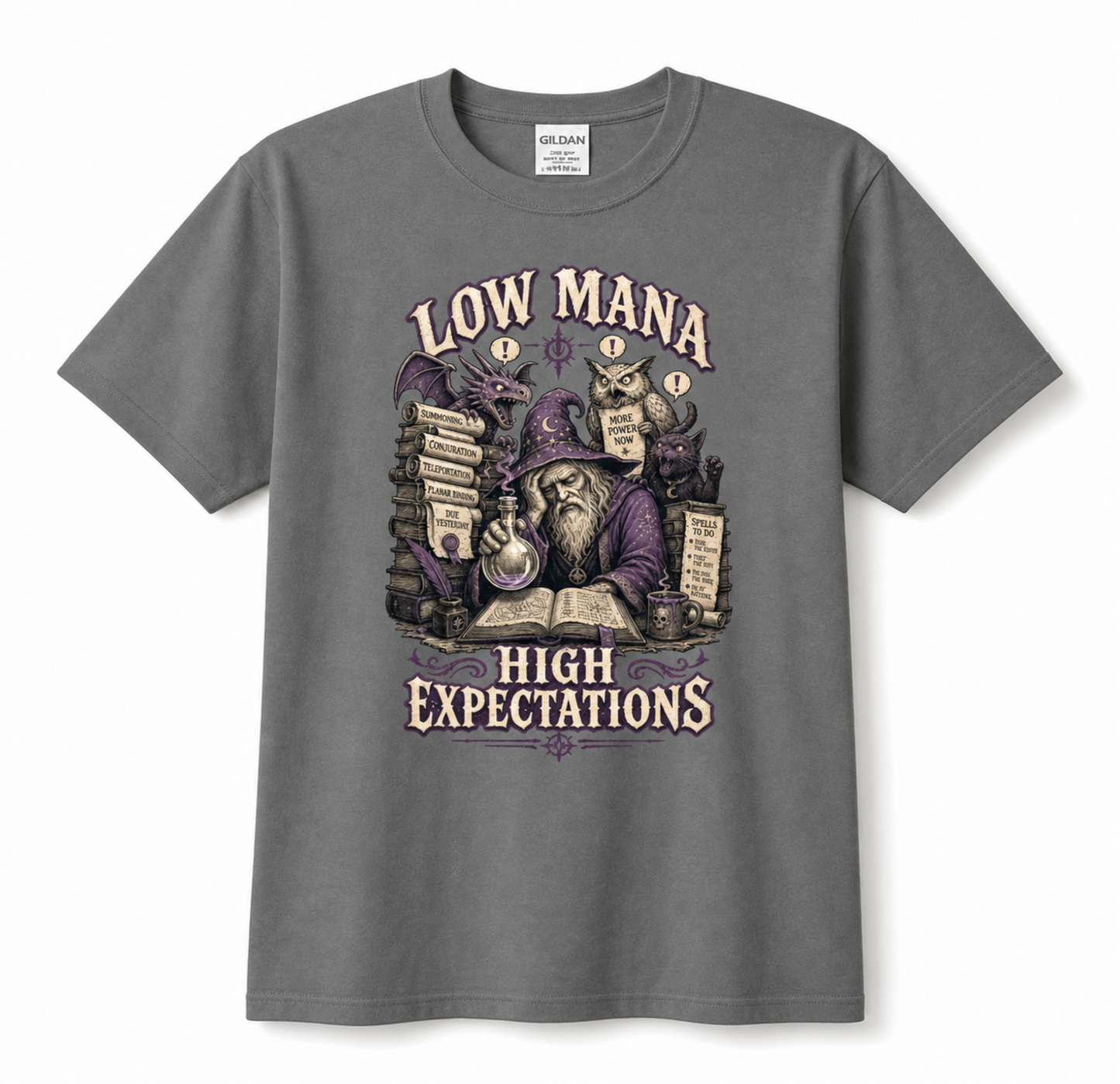 Low Mana, High Expectations Classic Graphic Tee