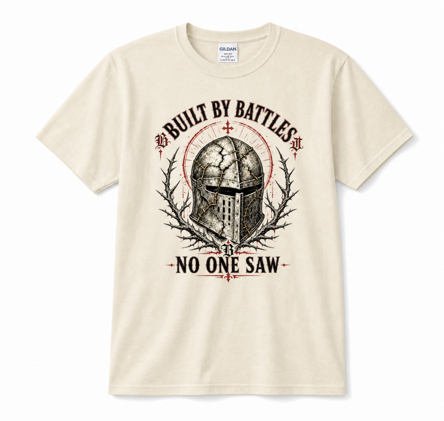 Built by Battles No One Saw Classic Graphic Tee