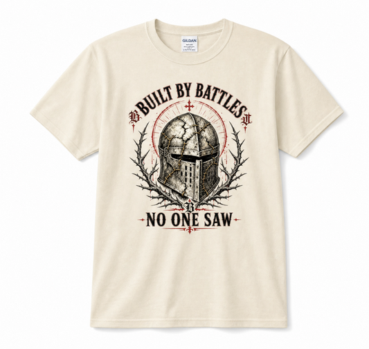 Built by Battles No One Saw Classic Graphic Tee